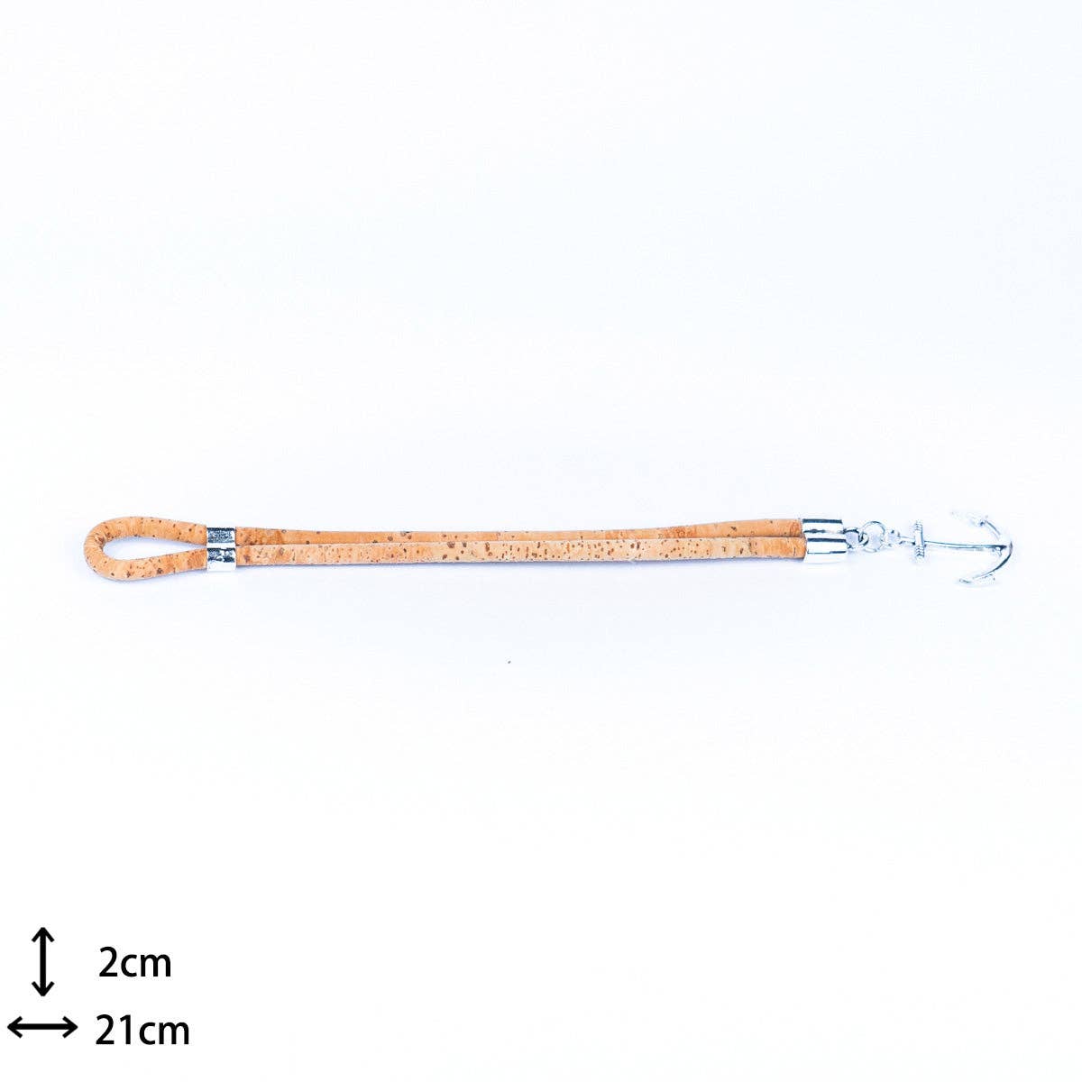 Meninas Bonitas Cork - Wholesale Geweven/gevlochten armbanden - Handgemaakt armband van gekleurd rond kurkdraad 5 mm BR-301-MIX-57