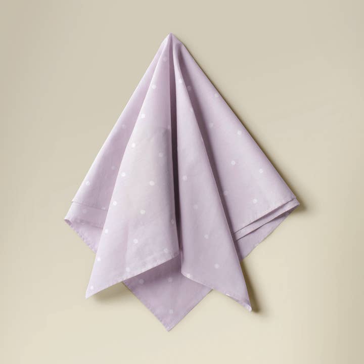 Polka Dot Lavender Scarf Wrap for wholesale by Fringe Studio