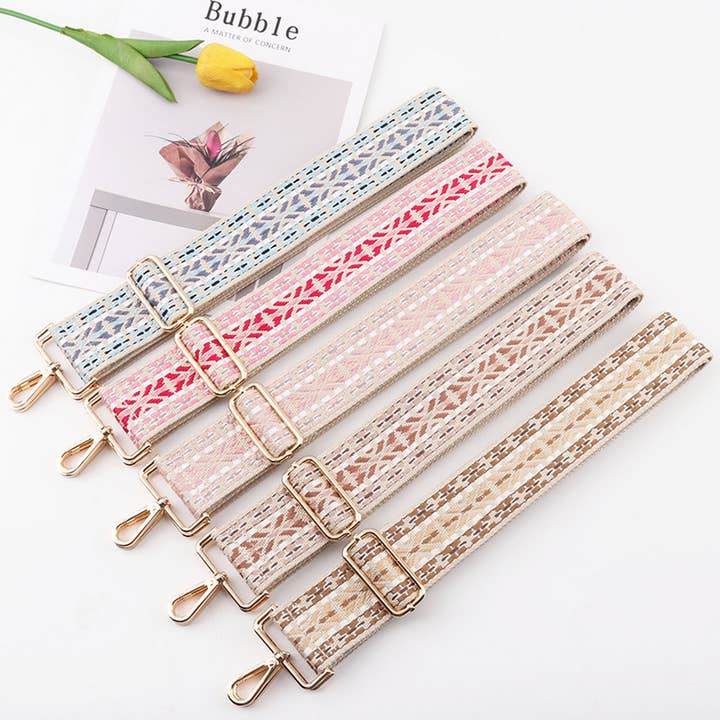 ACCITY - Wholesale Bag Strap - Women's - RETRO BOHO STYLE ADJUSTABLE BAG STRAP_CWMM1042