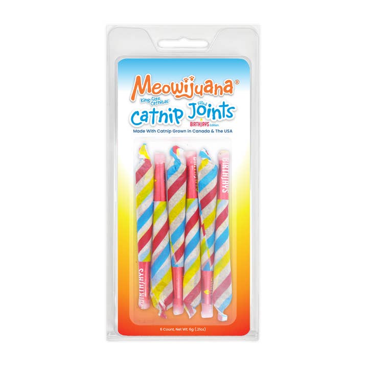 Meowijuana - Wholesale Catnip - Birthjaysâ„¢ - Party Sized Catnip Joints