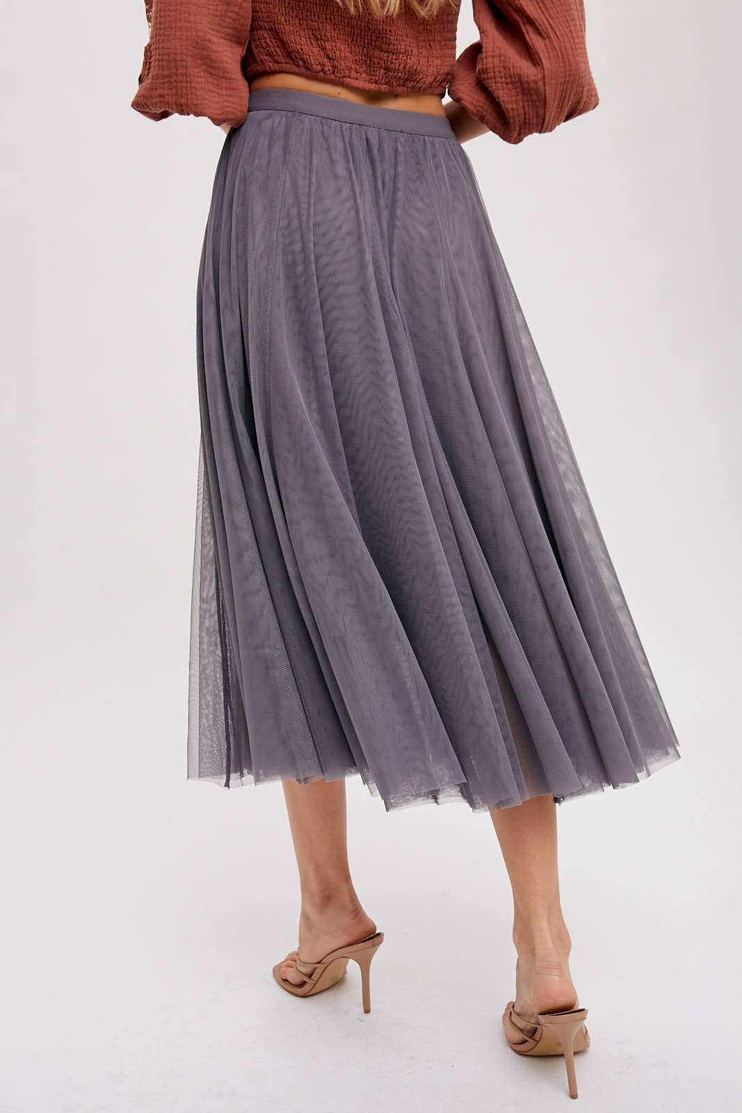 Bluivy - Wholesale Skirt - Women's - TULLE MIDI SKIRT30