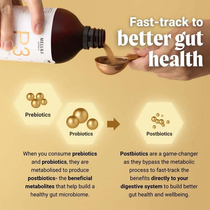 Meluka Australia - Wholesale Oral supplement/vitamin - P3 Gut Builder2