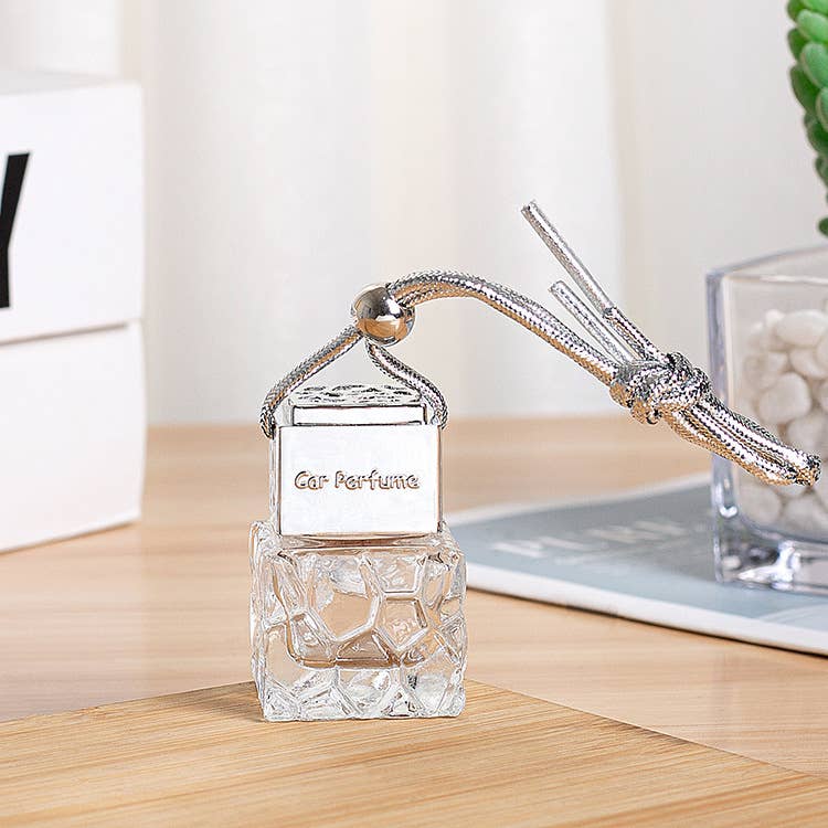 Candles Meta - Wholesale Car Freshener - Unisex - 10ml Water Cube Design Car Perfume Pendant Empty Bottle1