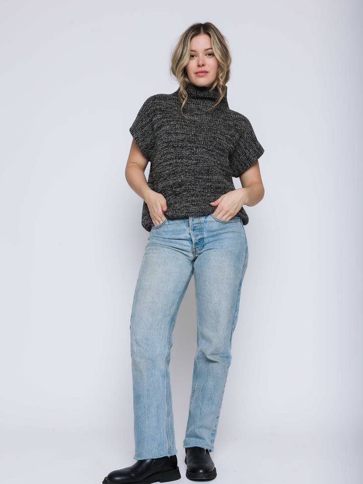 Shawna-Sleeveless Funnel Neck for wholesale by ORB