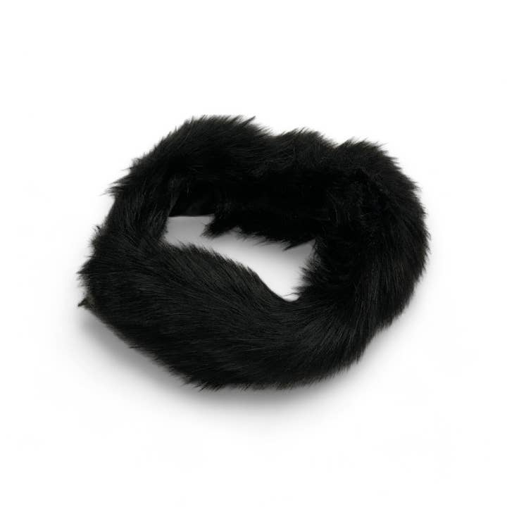 Lili Scarves - Wholesale Fashion headband – women's - Fluffy Faux Fur Winter Headband3