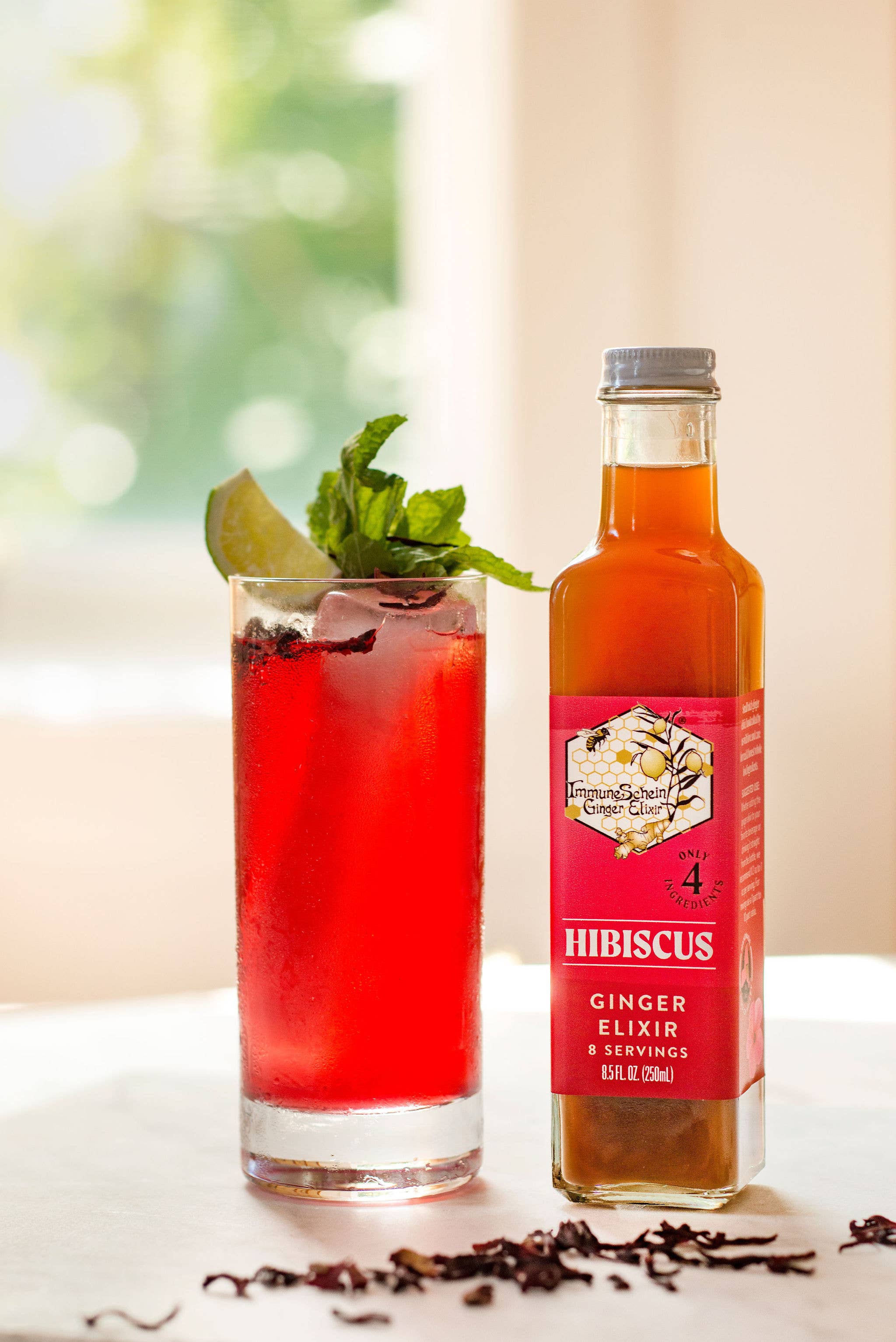 ImmuneSchein Ginger Elixirs - Wholesale Elixir - 2 fl. oz. Hibiscus Ginger Elixir3