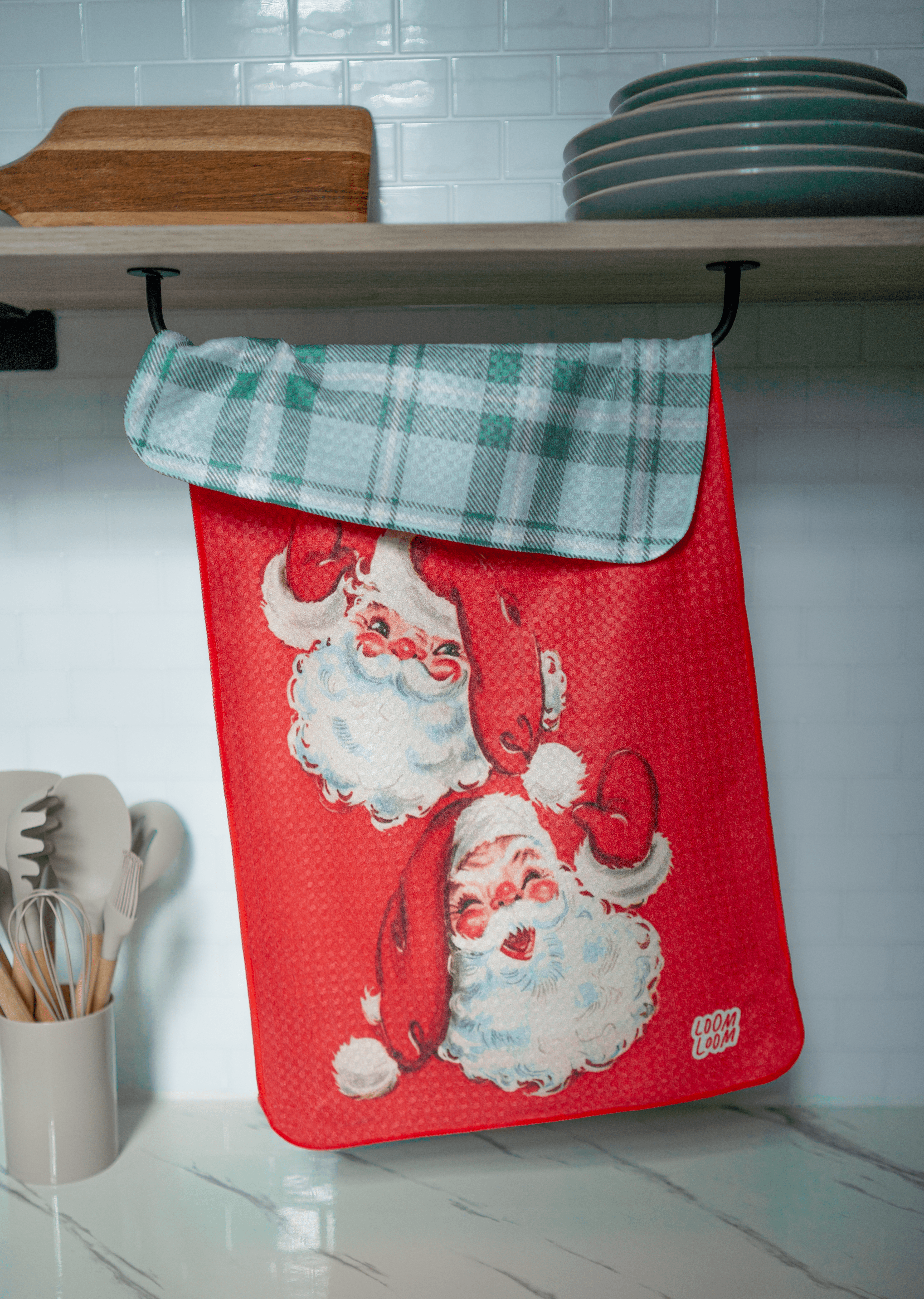 Loom Loom – Großhandel Geschirrtücher – Vintage St. Nick Wendeartikel1