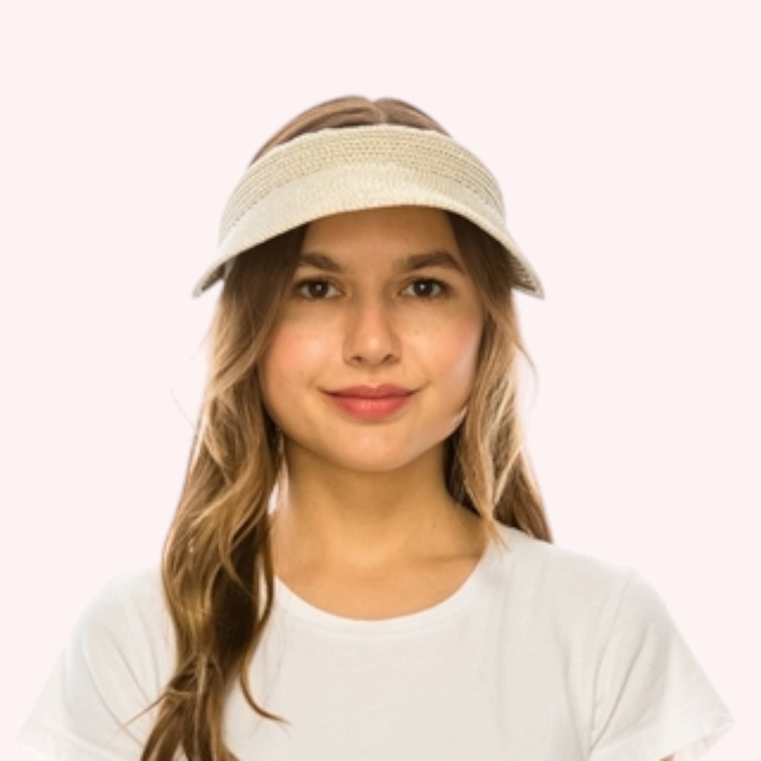 Queens INC - Vente Visière – femme - Visière à paillettes avec clip de confort – Disponible en plusieurs couleurs !10