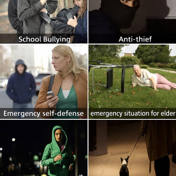 Infinite Basics - Wholesale Keychain – Unisex - 2-Pack Personal Security Alarm Keychain with LED Light2