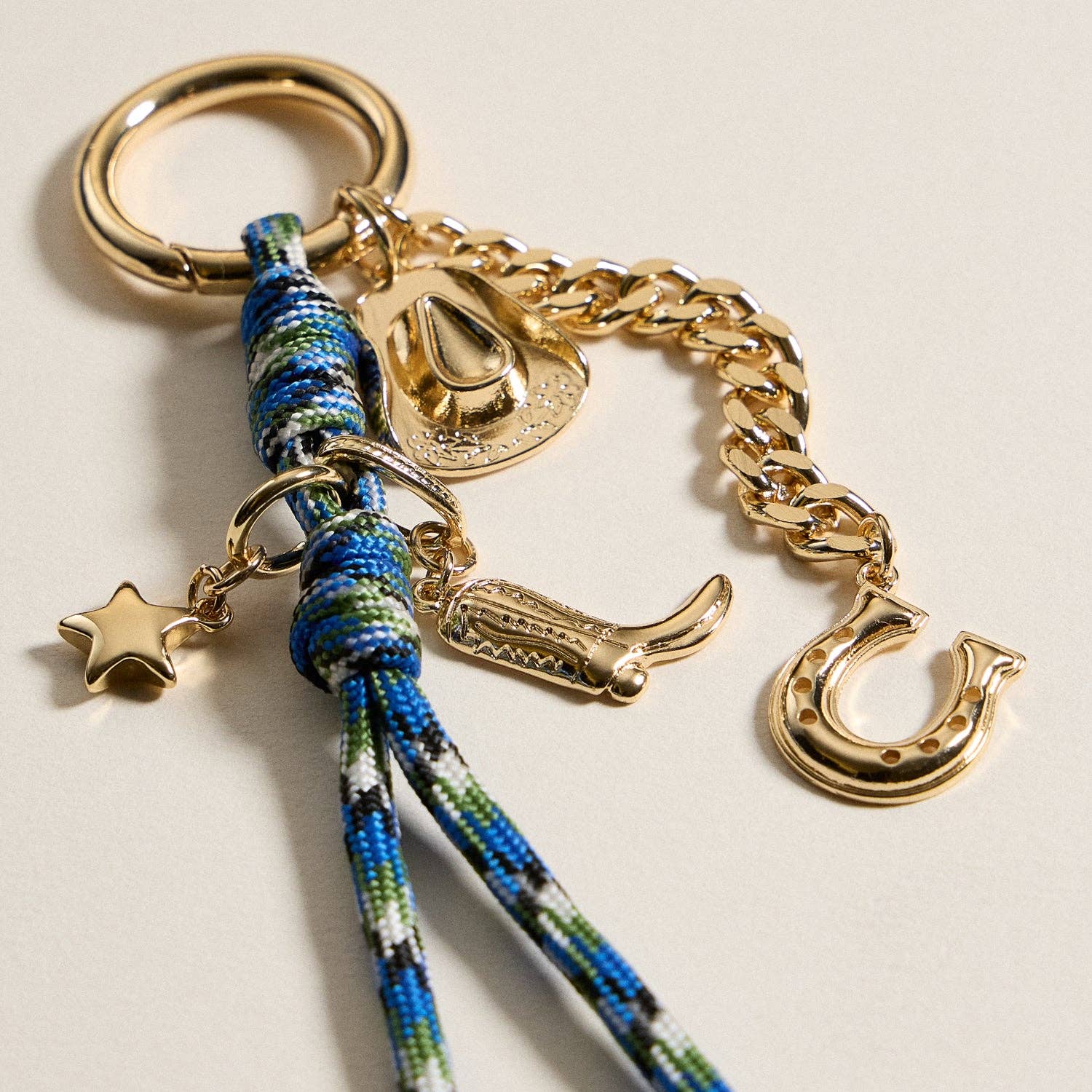 MT Western Charm Keychain with Enamel Accents for wholesale on Faire1