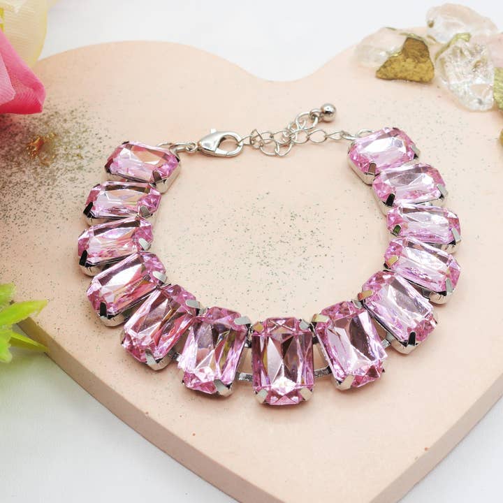 Daemon srls - Wholesale Link & Chain Bracelet - Bracciale MARGOT 2.0 con pietre sfaccettate - LUCE COLLECTION19