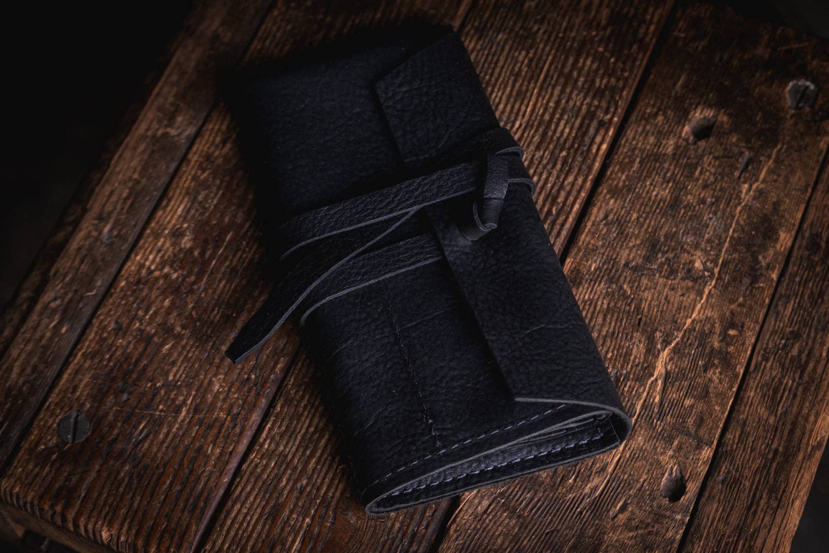 Craft and Lore - Wholesale Humidor/Cigar Accessory - Rustic Leather Pipe Roll15