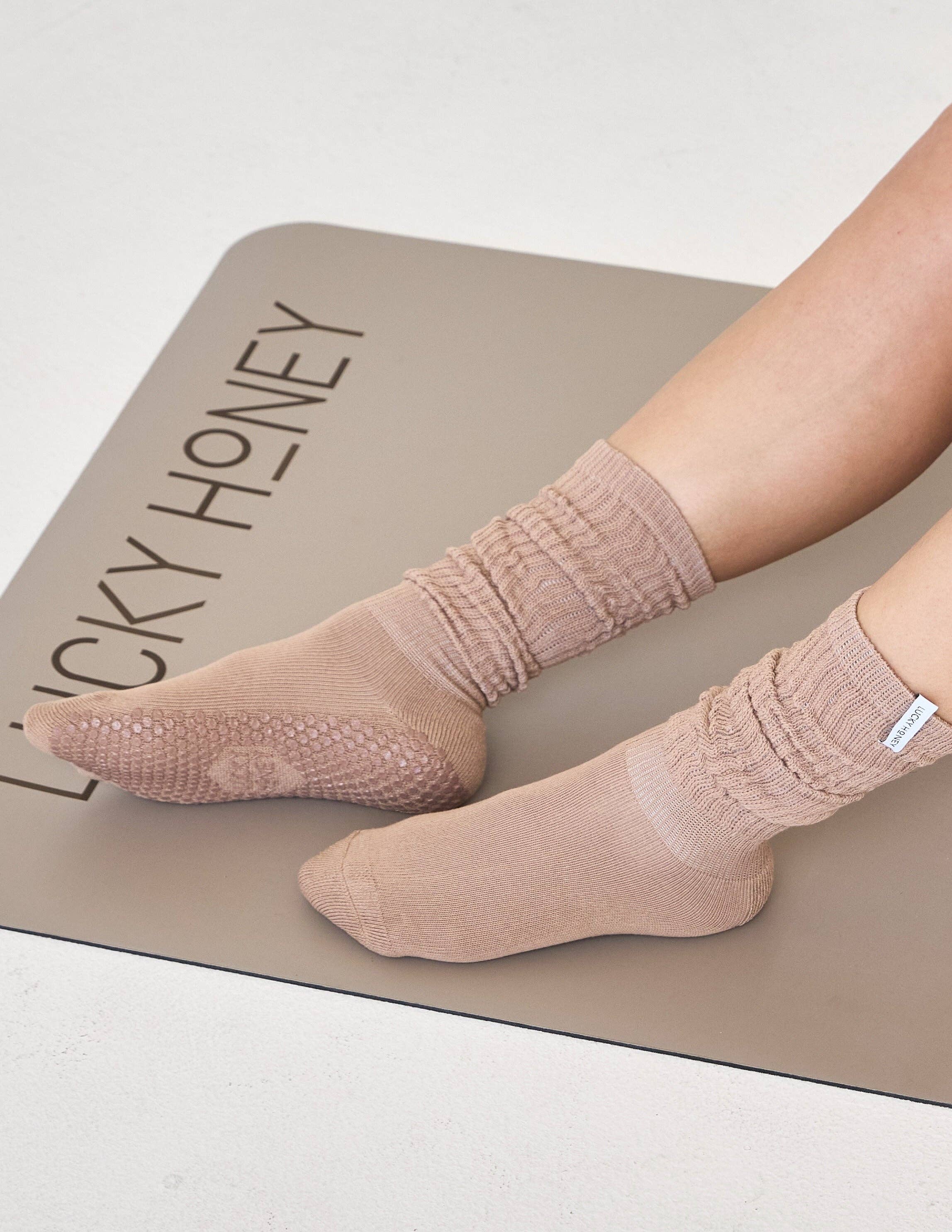 LUCKY HONEY - Vente Chaussettes – femme - La Chaussette de Préhension Scrunch5