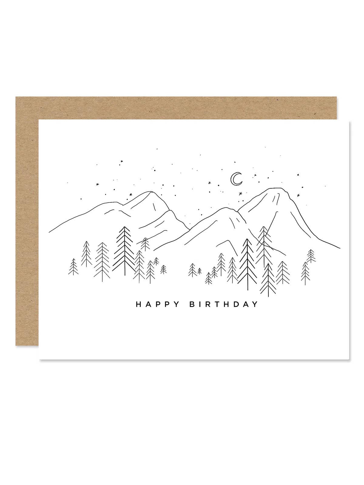 Maddon and Co – wholesale Birthday card – Mountains Birthday Card0