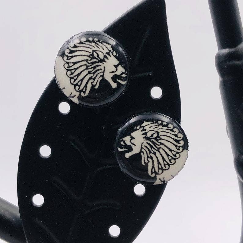 Ravenridge Hidden - Wholesale Stud/Post Earrings - Leo Lion Earrings Zodiac Astrology Earrings1