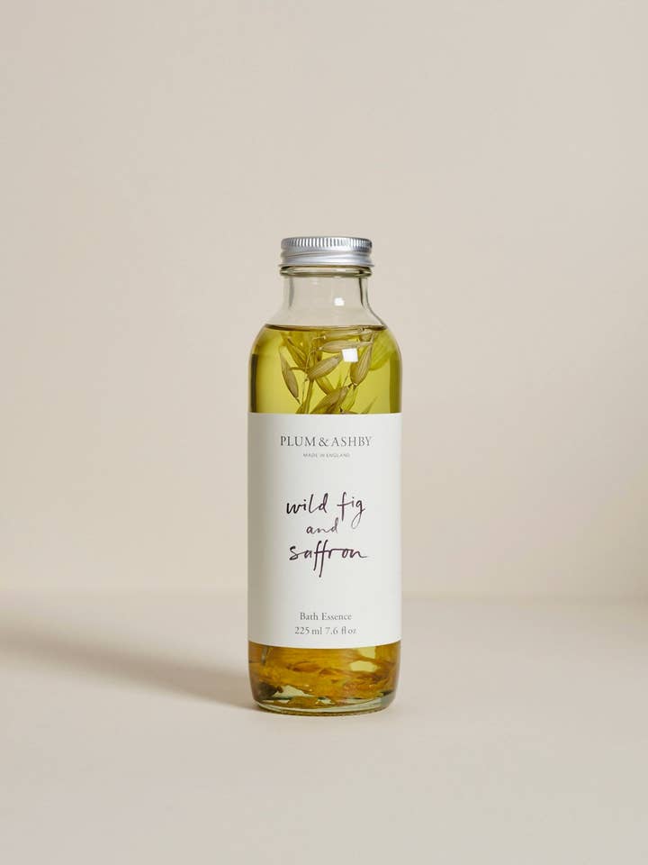 Wild Fig & Saffron Bath Essence Pack for wholesale by Plum & Ashby