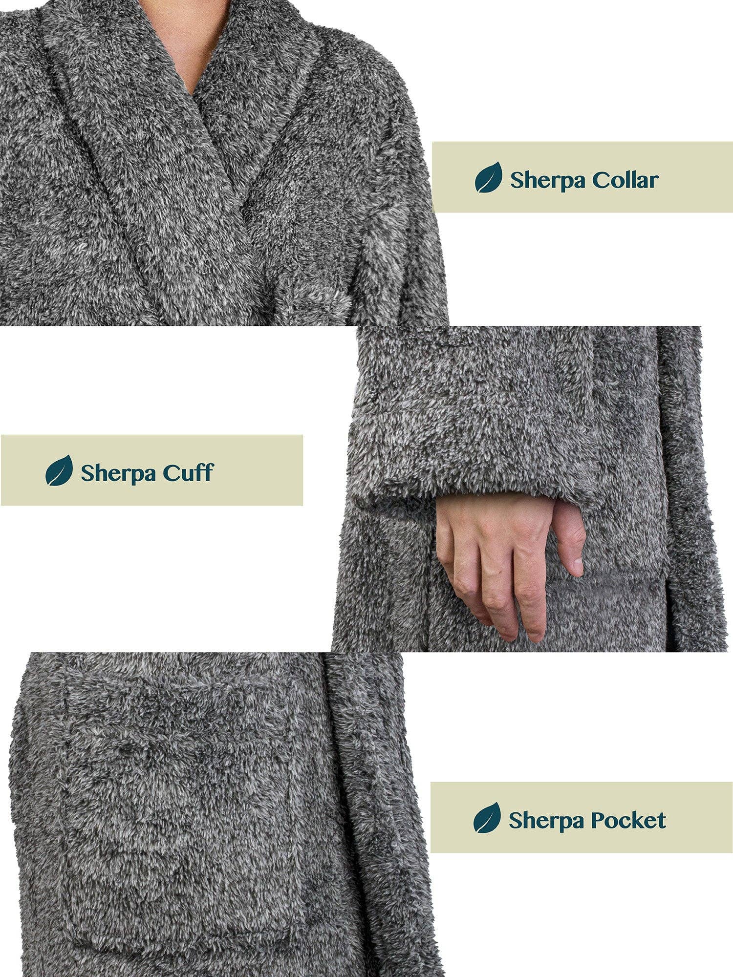 Pavilia - Wholesale Robe - Men's - Men's Sherpa Fluffy Robe19