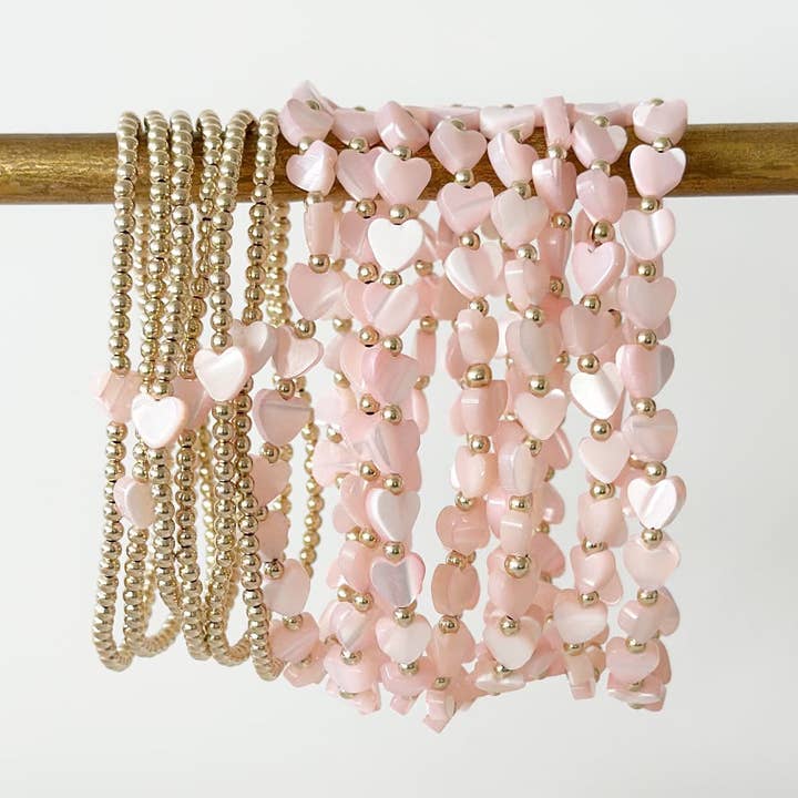 Jeny Baker Designs - Wholesale Beaded Bracelet - Pippa Sweet Pink Bracelets1