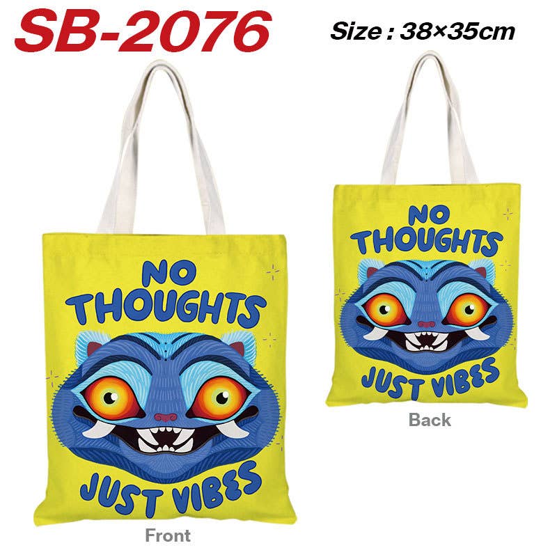 Little Trendy - Vente Tote bag – femme - Sac fourre-tout en toile à impression intégrale inspiré du K-pop KDH15