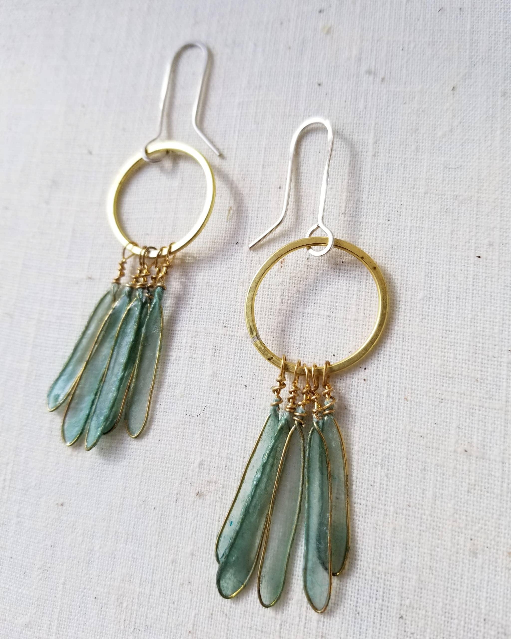 Verso - Wholesale Dangle Earrings - Orchid Earrings, Gold-Filled0