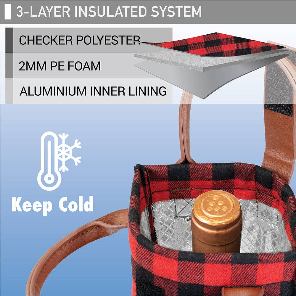 OPUX – wholesale Wine tote – 1 Bottle Classic Wine Carrier Bag16