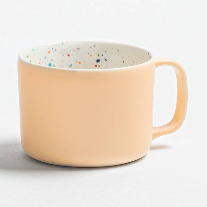 Breeze Party In Stoneware Mug 450ml Orange for wholesale by Egg Back Home