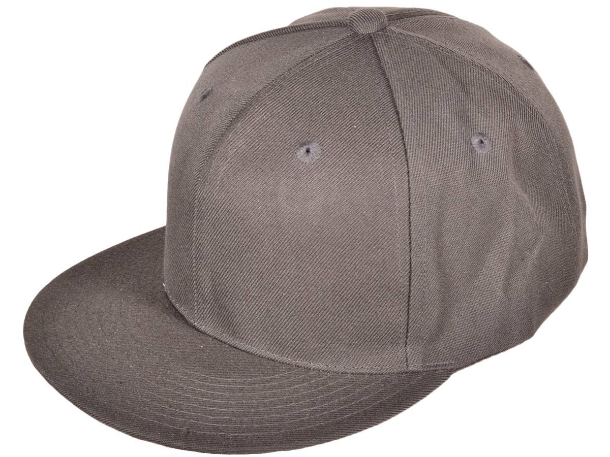 Buck Wholesale - Vente Casquette à visière plate – unisexe - Casquettes snapback unies à visière plate style vintage3