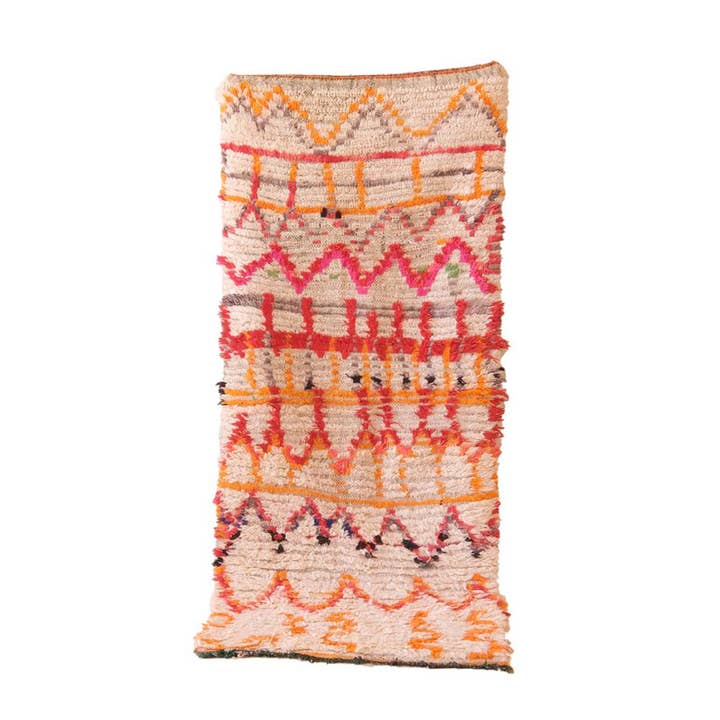 AFK Living – Engroshandel Løst tæppe – Berber marokkansk ren uld tæppe 80 x 186 cm