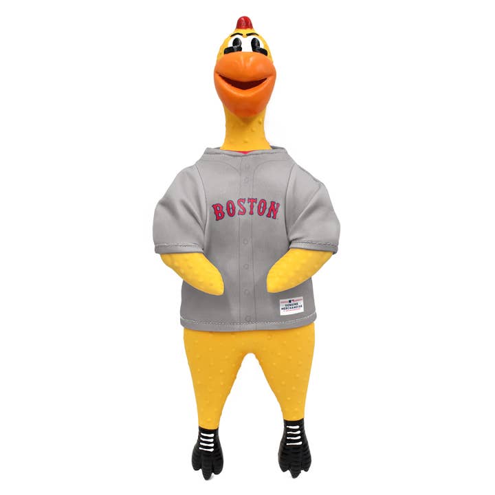 MLB Boston Red Sox Team Rubber Chicken Toy for wholesale by Little Earth Productions