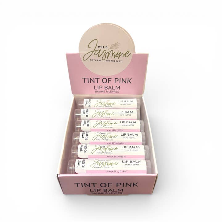 Wild Jasmine Natural Apothecary - Wholesale Lip Balm - Tinted Beeswax Lip Balm2