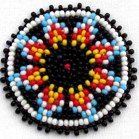 Beaded Rosette 1-1/2 Inch for wholesale by BEADS CORNER
