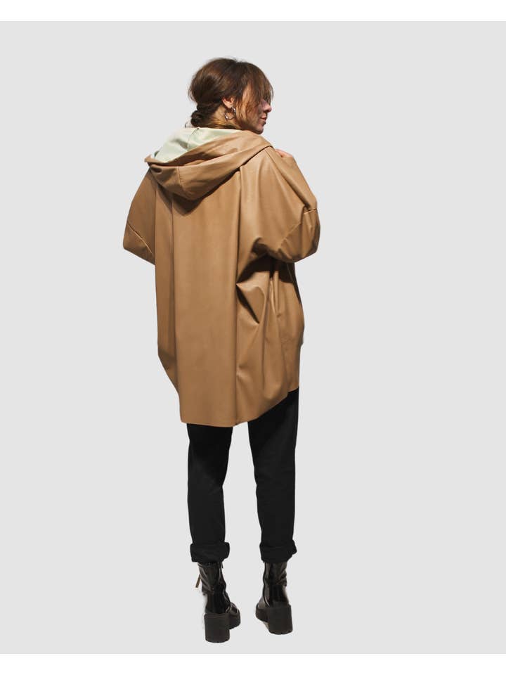 BanBat - Wholesale Jacket - Women's - Leather-effect parka jacket with hood - REF: 353456