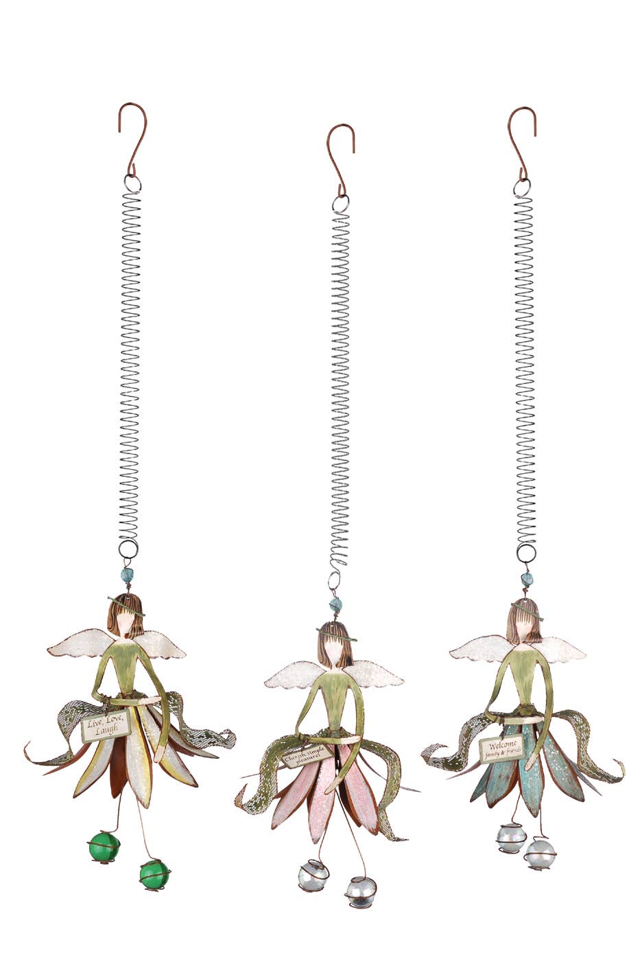 Sunset Vista Designs – Großhandel Gartendeko/-schmuck – Graceful Gals Kamille Feen-Set mit 3 tanzenden Figuren1