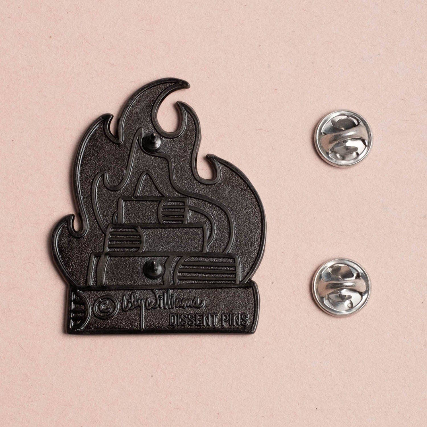 Dissent Pins - Wholesale Lapel Pin/Button - I'm With the Banned Pin3