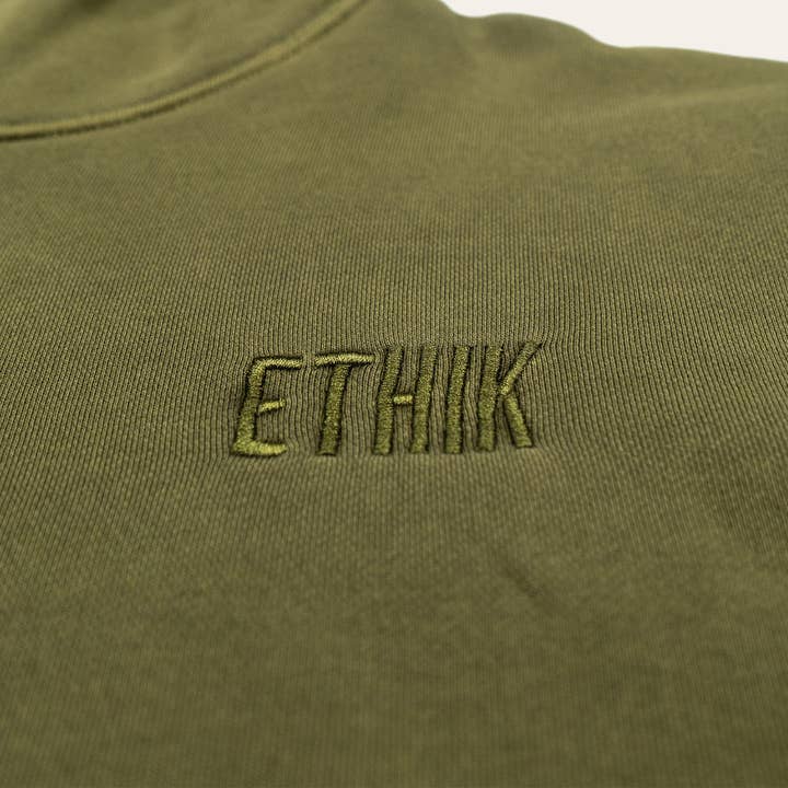 Ethik Worldwide - Wholesale Hoodie - Unisex - Ethik Crew Hoodie | Olive2