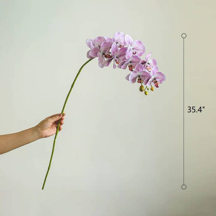 Rustic Reach - Wholesale Artificial Flowers - Real Touch Orchid Stem in Various Colors 35" Tall3