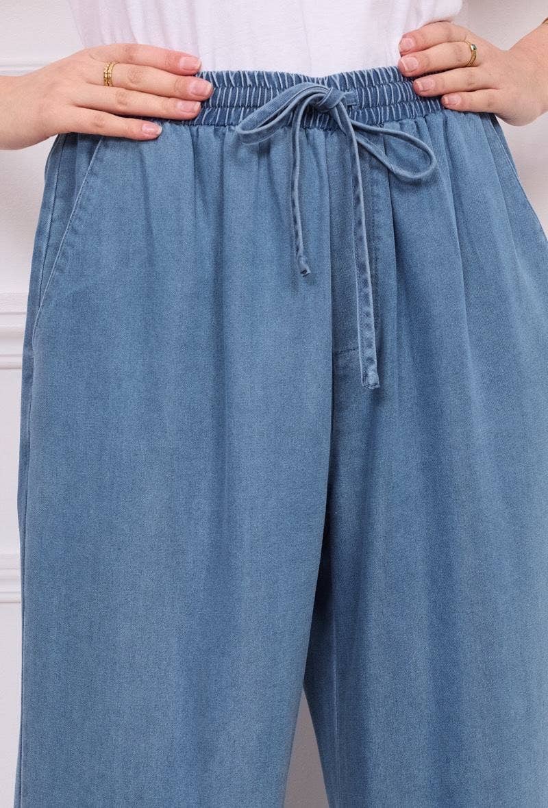 Straight blue lyocell jeans - Orice for wholesale on Faire6