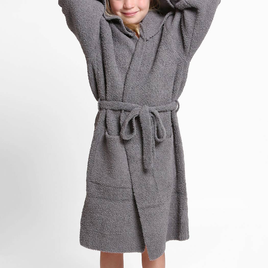 Fashion City - Vente Peignoir – enfant - Peignoir à capuche doux et luxueux pour enfants avec poche9
