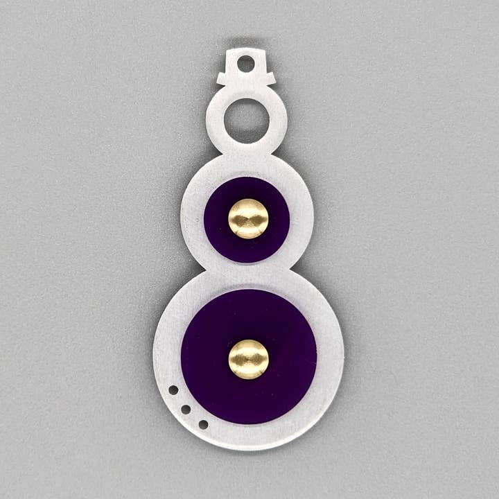 sneeuwpopornament voor wholesale door Angela Ridgway