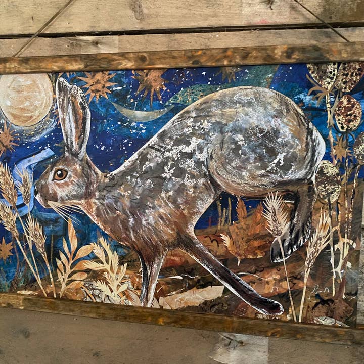 Clare O’Neill Artworks - Wholesale Art Print - A3 Autumn Hare art print0