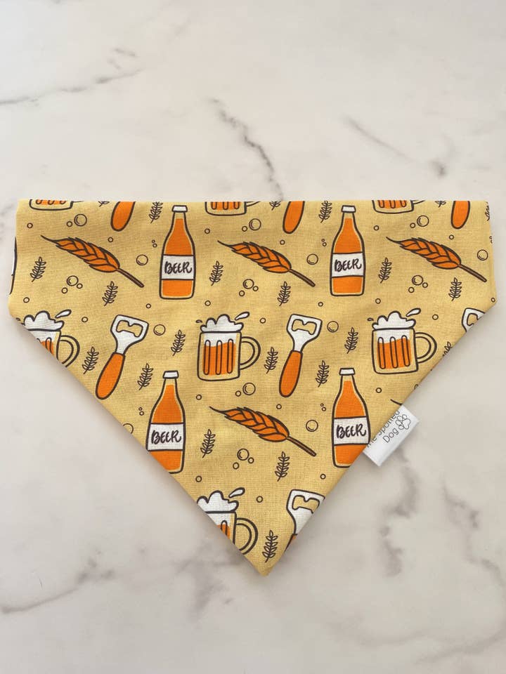 Dog Brew Crew Bandana for wholesale by Spotted Dog Co.