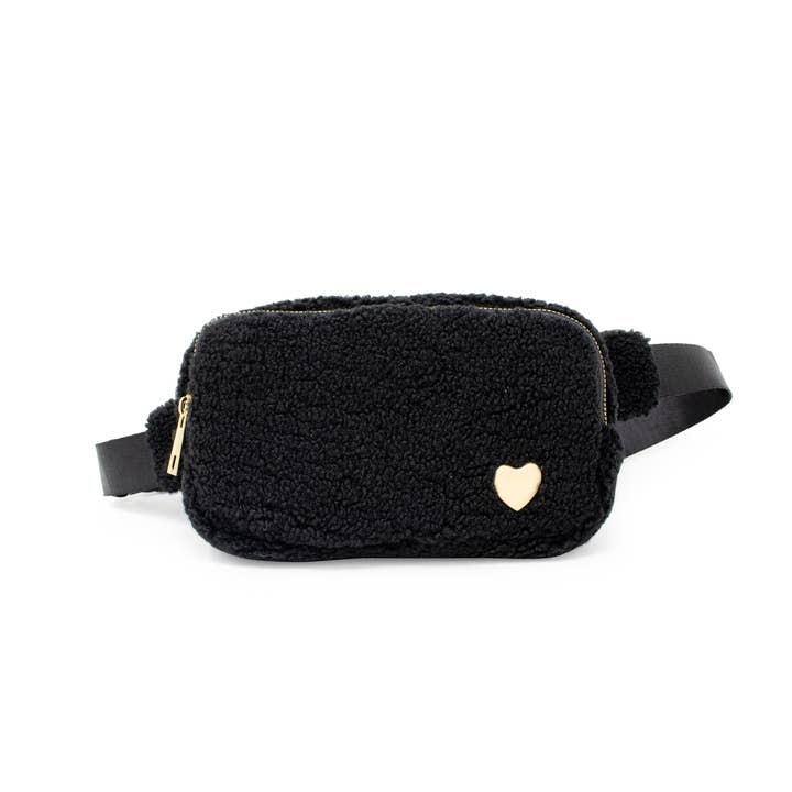 Tiny Treats and ZOMI GEMS - Wholesale Belt Bag - Kids - Fuzzy Crossbody Sling Bag w/ Heart for Kids11