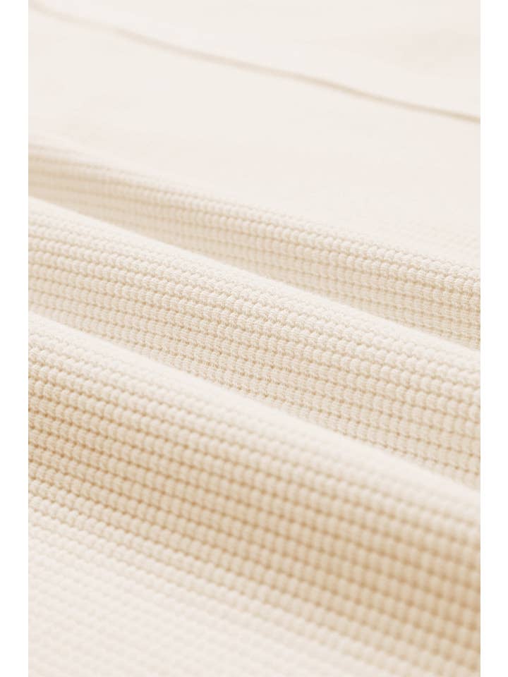 PRETTY BASH - Wholesale Knit Top - Women's - Waffle knit Bishop Sleeve Side Split Top12