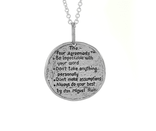 Jewelry Evolution - Wholesale Pendant/Charm Necklace - The Four Agreements Hunab-Ku Necklace13