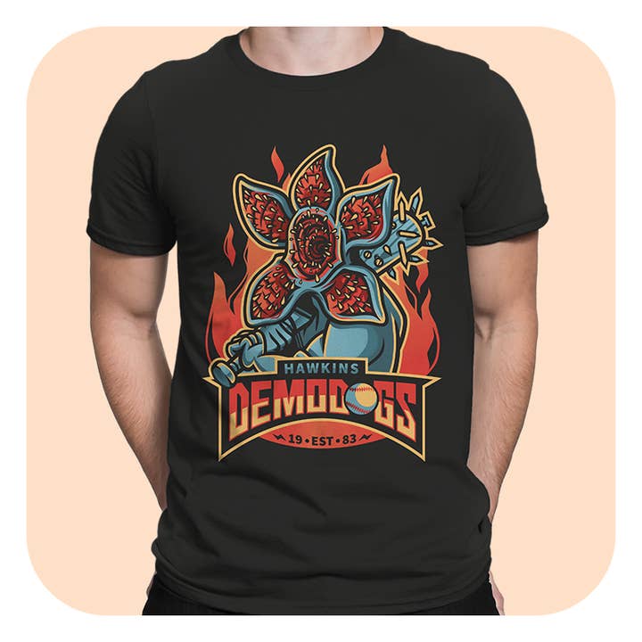 Camiseta Hawkins Demodogs para venta al por mayor de Gilles Bone Illustrations