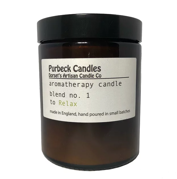 Purbeck Candles - Wholesale Jar/Filled Candle - Aromatherapy Range Candle in Jar - To Relax7