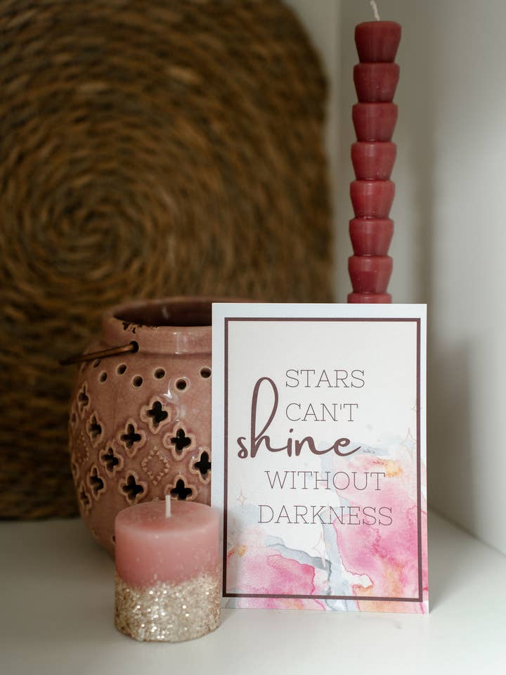 Sterne können ohne Dunkelheit nicht leuchten. für den Großhandel von MA-NON