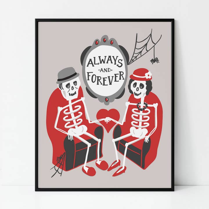 Always + Forever - 8 x 10 Imprimir por atacado de Dote Note + Gift
