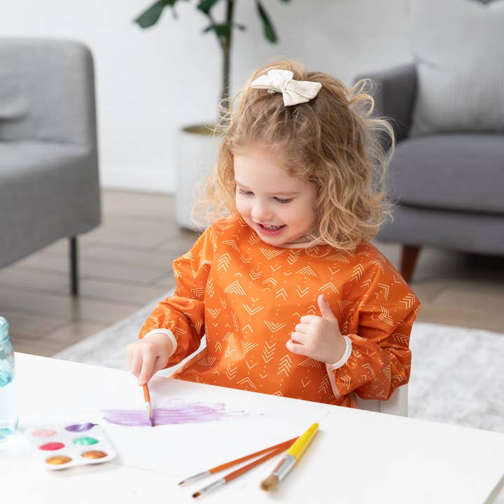 Bumkins - Wholesale Art Smock - Kids & Baby - Long-Sleeved Art Smock: Grounded10