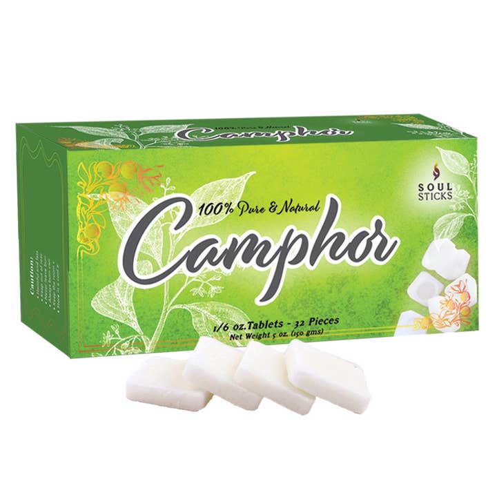 Soul Sticks - 100% Pure & Natural Camphor Box (150 g.) for wholesale by Designs by Deekay Inc.